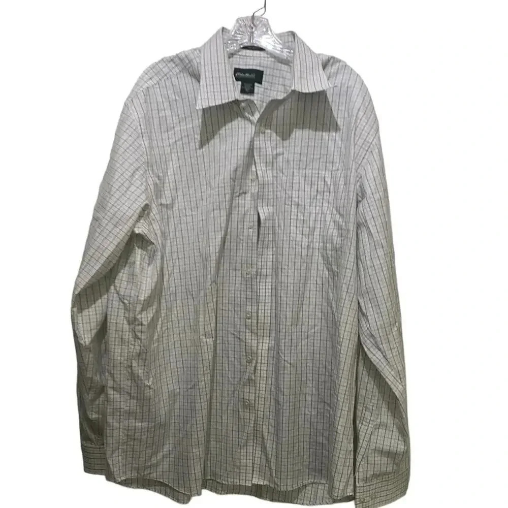 Eddie Bauer Striped Long Sleeves Casual Button-Down Shirt Size XL